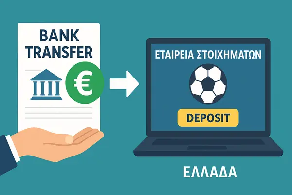 εταιρεία στοιχημάτων με κατάθεση bank transfer