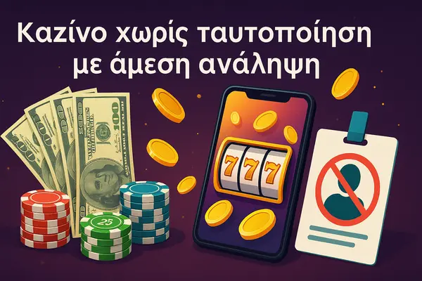 καζίνο χωρίς ταυτοποίηση με άμεση ανάληψη