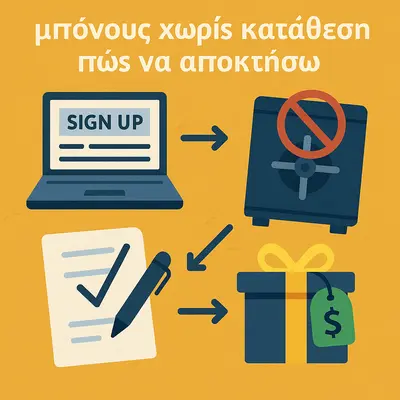 μπόνους χωρίς κατάθεση για νέους παίκτες