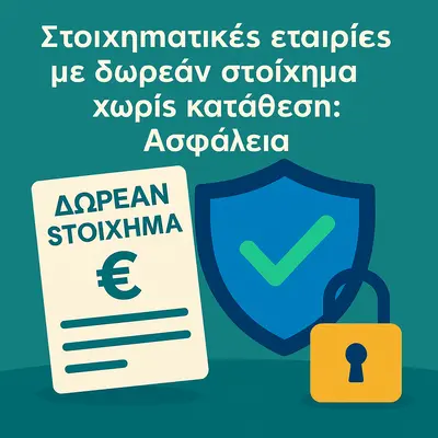 στοιχηματικές εταιρίες με δωρεάν στοίχημα χωρίς κατάθεση