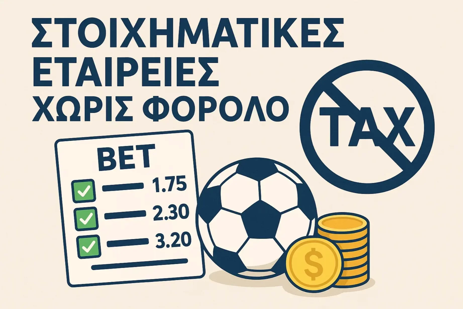 Στοιχηματικές Εταιρείες Χωρίς Φορολογία